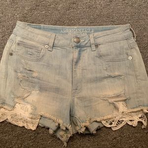 american eagle jean shorts